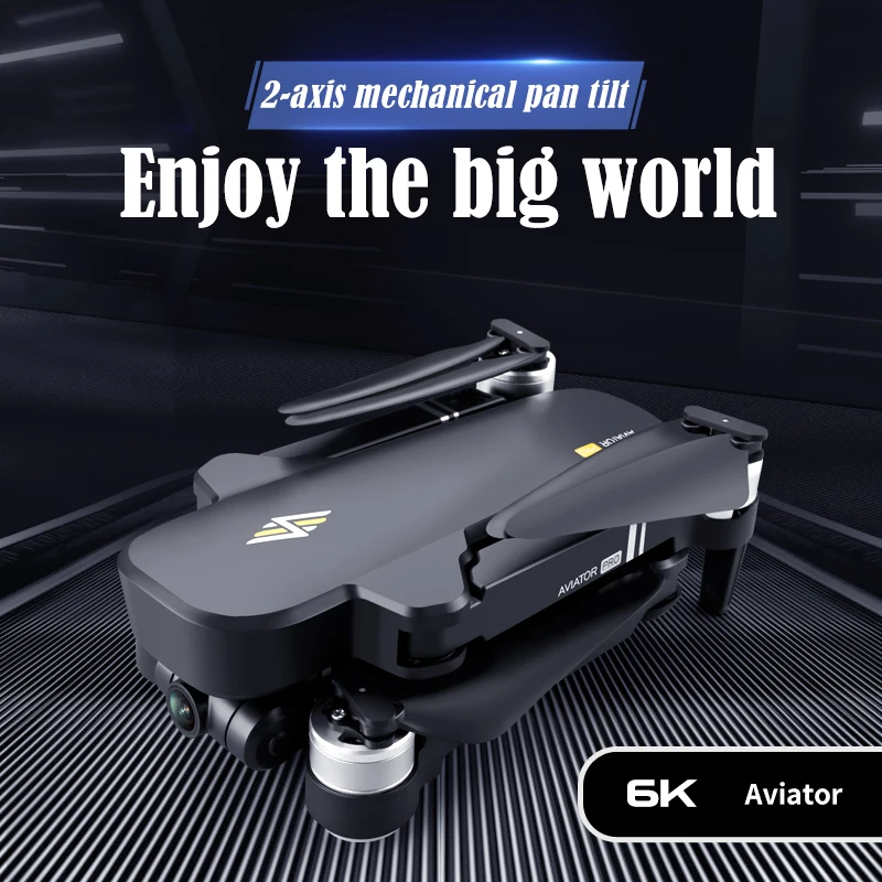 

2021 NEW 8811 Pro Drone 5G Mechanical Gimbal 6K HD Camera Wifi Gps Distance 2KM Flight 28 Min System Supports TF Card Drones