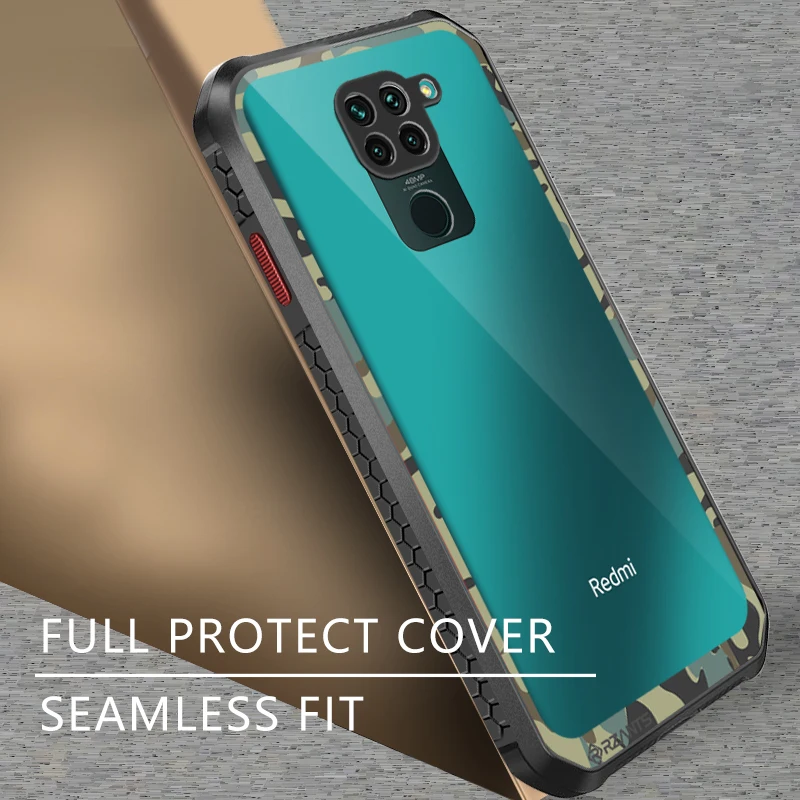 

Rzants For Xiaomi Redmi 9 9A Redmi Note 9 8 8 ProRedmi Note 9s 9 Pro Case Hard Chafer Shockproof Slim Crystal Clear Cover