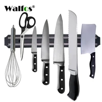 walfos high quality magnetic knife holder wall holder black abs placstic block magnet knife holder for metal knife
