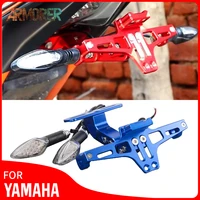 motorcycle accessories for yamaha mt07 fz07 mt 07 mt09 mt 09 mt 09 yzf r1 r6 r3 angle license number plate frame holder bracket