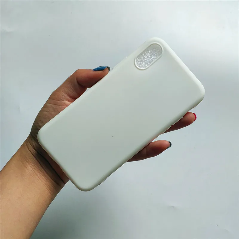 white Для iphone 5 7 8 plus 6 6s силиконовый чехол ярких цветов из ТПУ 1,5 мм Ультратонкий чехол из матового силикона чехол для iphone X XR XS XSMAX Модный чехол - Цвет: white