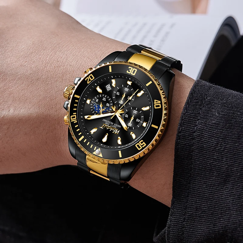 

2021 New Men's Casual Sports Watch, Top Luxury Brand Men's Watch, Waterproof Luminous Stainless Steel Men's Wrist Watch