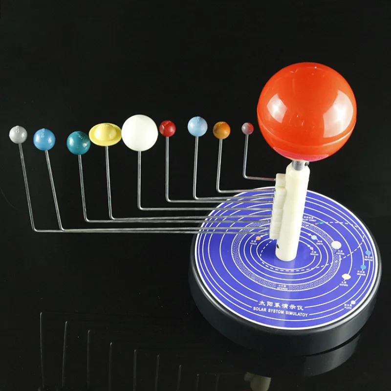 Large Size Astronomical Instrument Luminous Ball DIY Assembly Science Experimental Nine Planets Solar System Model Toys for Kids