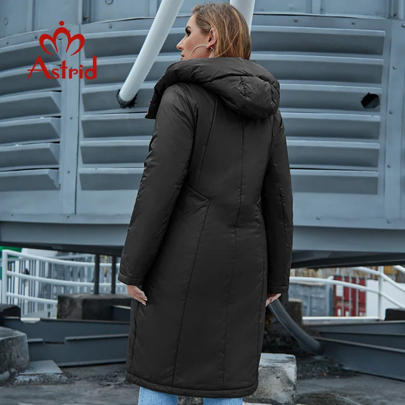 Astrid 2022 новое зимнее женское пальто женская длинная теплая парка модная толстая