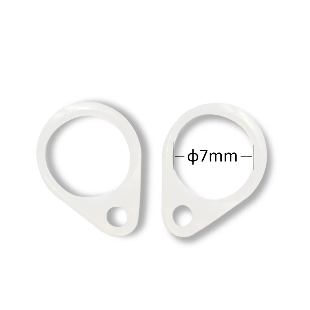 7 mm ID Small 2 шт Силиконовые петли BTE слуховой аппарат зажим Замена Петли держатель - Цвет: 7 mm ID Small