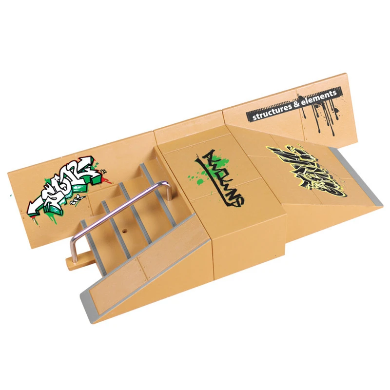 

5pcs For Tech Deck Mini Finger Skateboard Fingerboards Ultimate Parks For Fingerboard Extreme Sports Enthusiasts All Ages Gifts