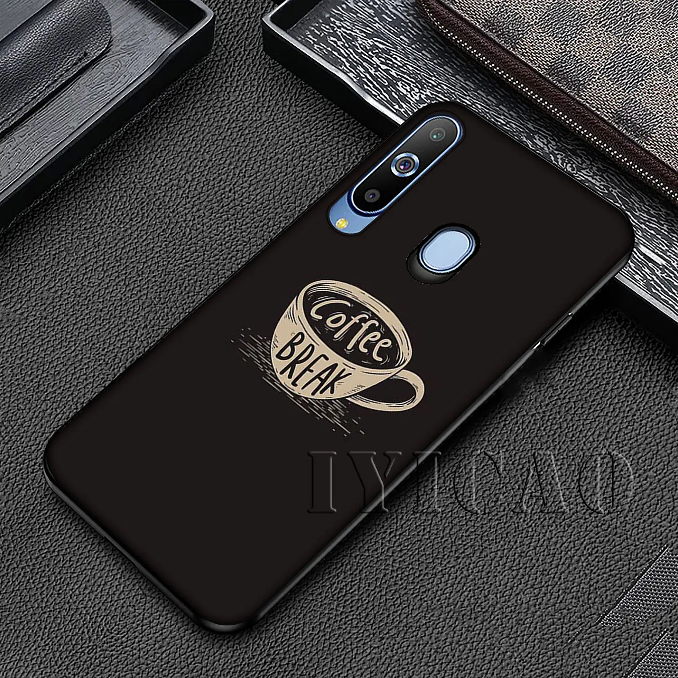 IYICAO book Time for coffee Cat Soft Silicone Case Samsung Galaxy A70 A60 A50 A40 A30 A20 A10 M10 M20 M30 M40 A20E Cover |