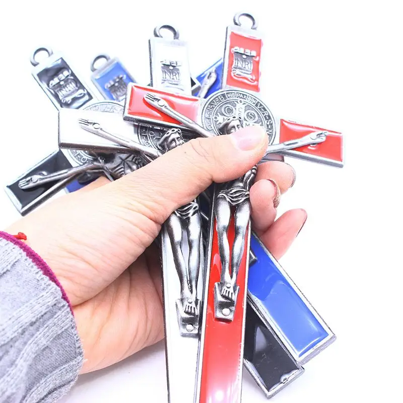 Церковные реликсы Иисуса на стене крест настенный распятие Античный Декор для