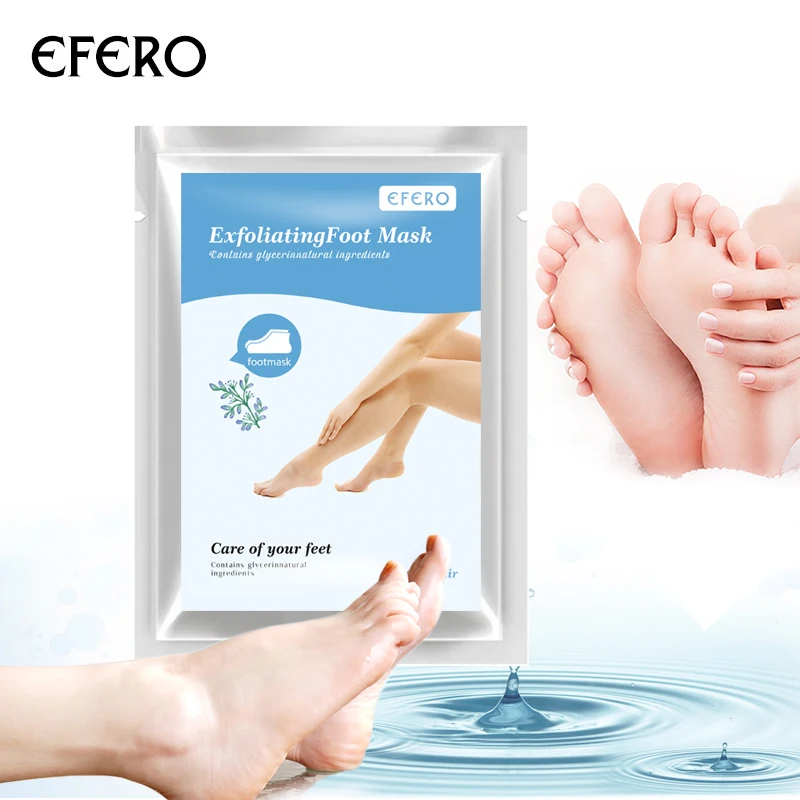 Горячая Распродажа 1 пара EFERO маска для ног домашнего использования уход за кожей