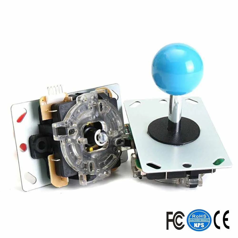 2 игрока аркадная игра DIY Набор для ПК и Raspberry Pi 5Pin джойстик + хромированное