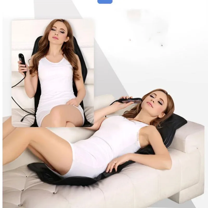 Электрический Портативный Отопление Вибрационный массажер для спины стул в