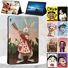 Чехол для планшета Lenovo Tab E10 10,1 дюймаLenovo Tab M10 10,1 дюймаM10 Plus TB-X606FX из искусственной кожи с забавными рисунками