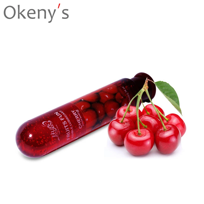 Fruit Flavor Strawberry Edible Lubricants Oil 80ml Sex Enhancement Lubricant Lube Water Based gay sex | Красота и здоровье