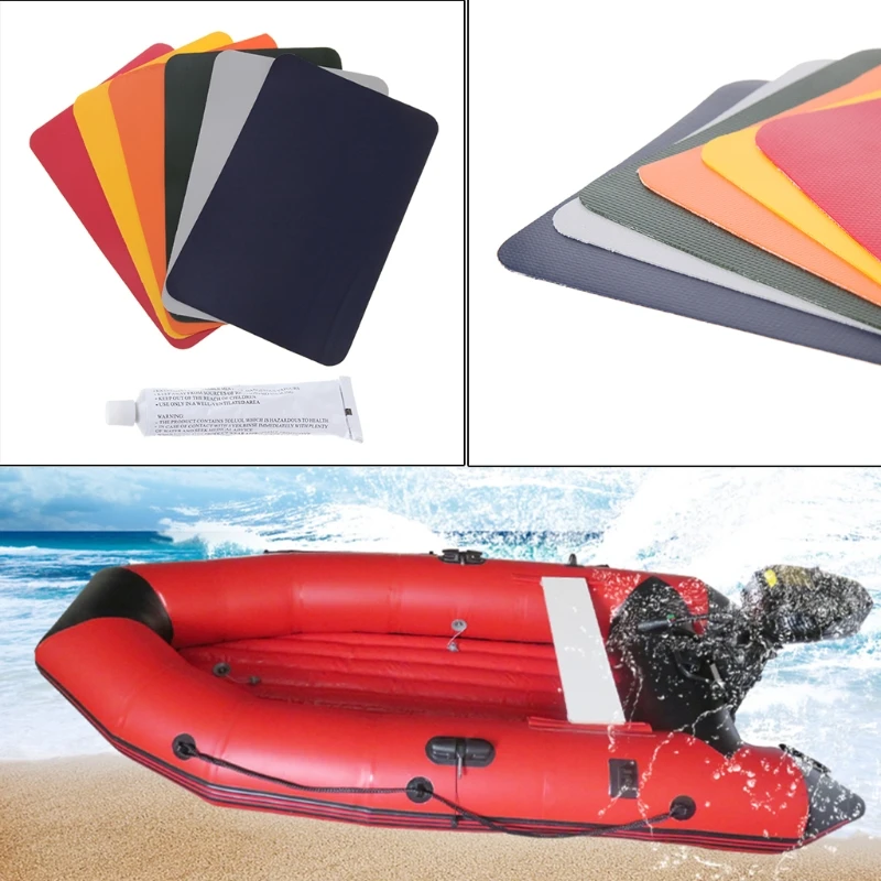 

Inflatable Boat Swimming Pool PVC Puncture Repair Patch Glue Kit Adhesive Canoe