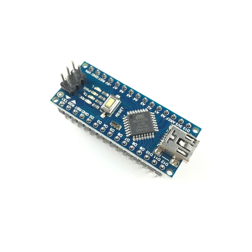 Горячая распродажа! 5 шт./лот Nano 3,0 контроллер совместимый для arduino совместимый nano CH340 USB драйвер без кабеля Thinary ATMEGA328PB