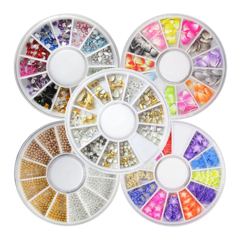 Bittb 1 шт. разразы ногтей драгоценные камни бисер шпильки жемчуг очаровательные