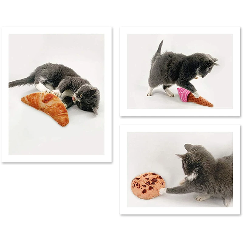 Anti Bite Cat Toy Plush Chew Squeak Pet Toys For Cats Creative Puppy Sound Pets Training Interactive Cute Products | Дом и сад
