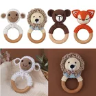 Детская Деревянная Игрушка-прорезыватель для зубов сделай сам