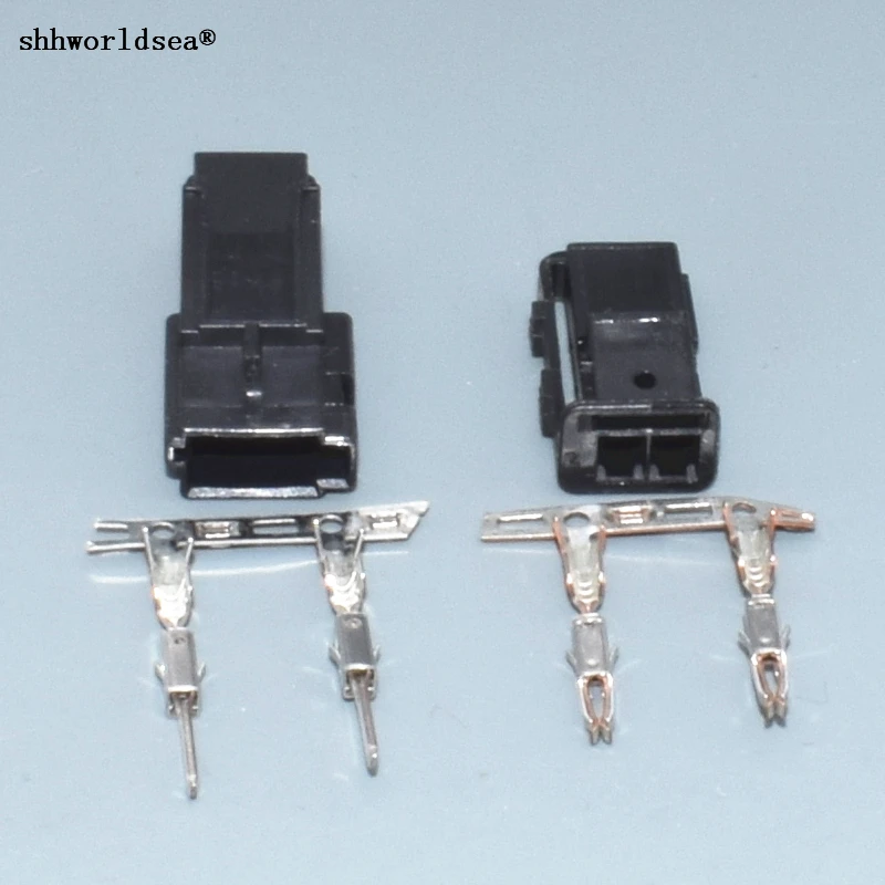 

worldgolden 2pin car socket for Cadillac ATSL XT4 5 6 CT6 door bowl handle atmosphere lamp 2P hole connection plug terminal