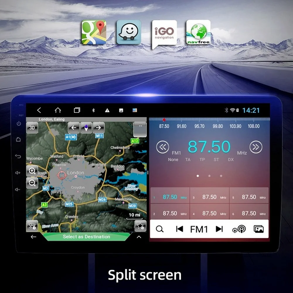 Автомобильный GPS-навигатор 4 Гб + 32 ГБ Android 10 0 для TOYOTA VIOS 2004-2007 автомобильное радио с