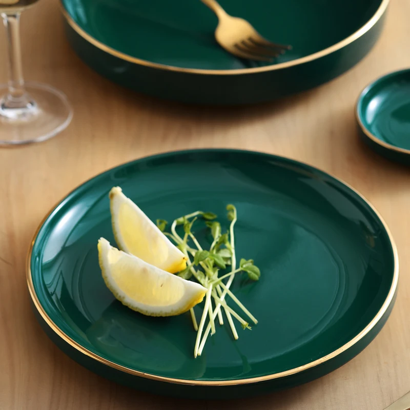 

Home Fashion Plate Ceramic Dish Creative Plate Personality Fish Plate Breakfast Trays Nordic Tableware Food Plate for Ramen