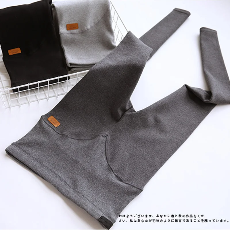 Леггинсы для беременных регулируемый эластичный 100% хлопок|Штаны и капри| |