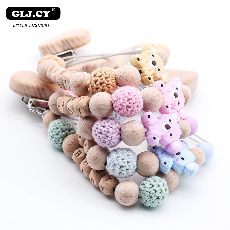 Цепочка-держатель для детской соски из силикона без бисфенола А | Мать и ребенок