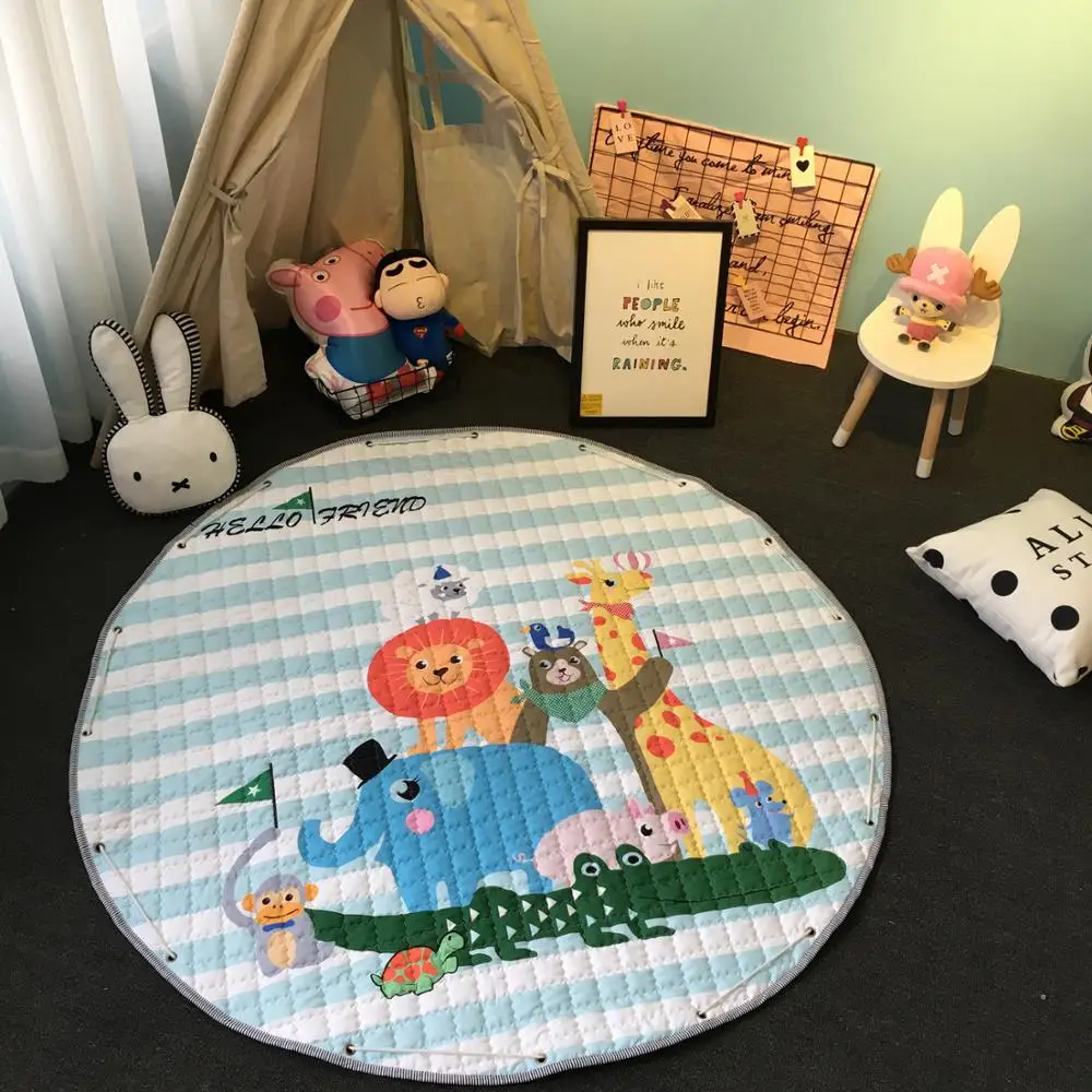 Портативный складной детский игровой коврик для животных утолщенный детской