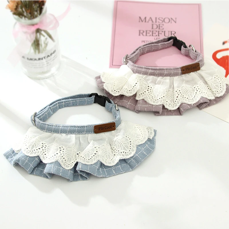 Слюнявчик для домашних животных собак кошек модное корейское хлопковое