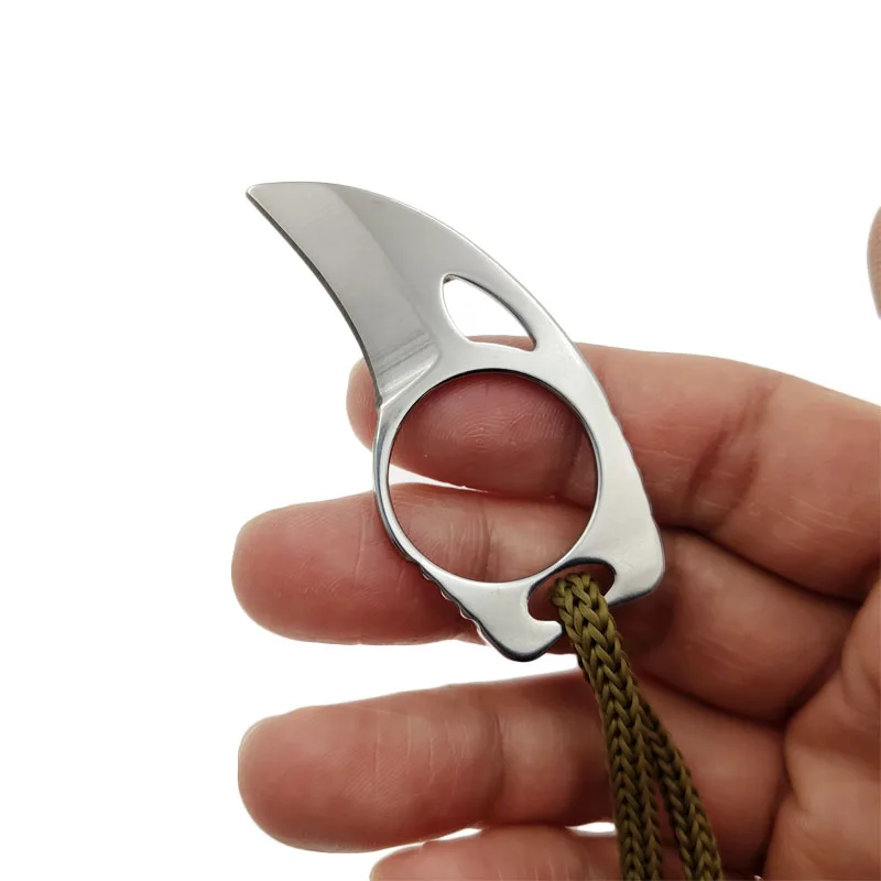 Swayboo интегрированный стальной Тактический Коготь медведя выживания керамбит с