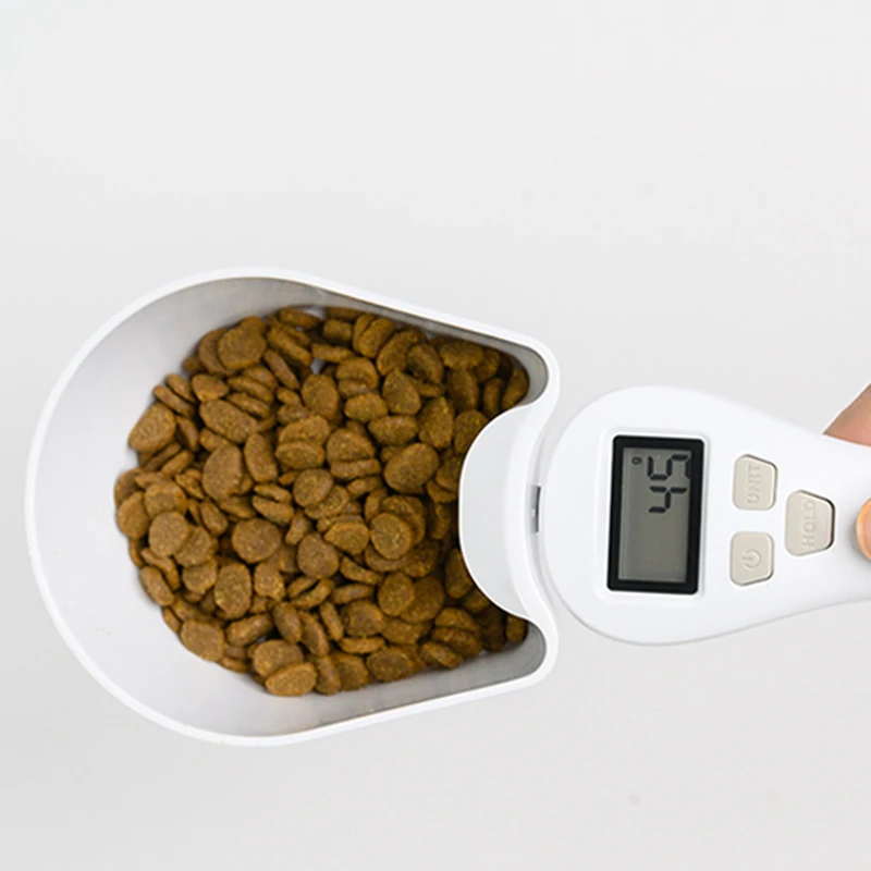 

Pet Food Scale Electronic Measuring Tool For Dog Cat Feeding Bowl Measuring Spoon Kitchen Scale Digital Display 250ml