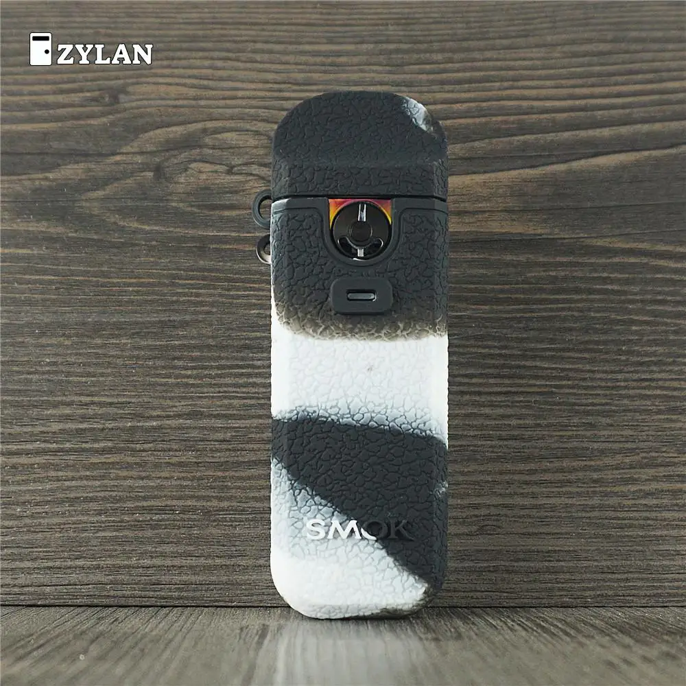 Матовый чехол с полным покрытием силиконовый резиновый для Smok Nord 4 черный