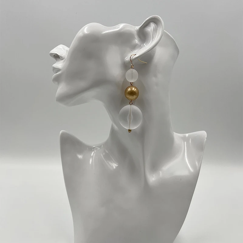 

Suekees Goth Drop Earings Fashion Jewelry Pendientes Vintage Boho Long Earring Resin&CCB Beads Earrings For Women Accessories