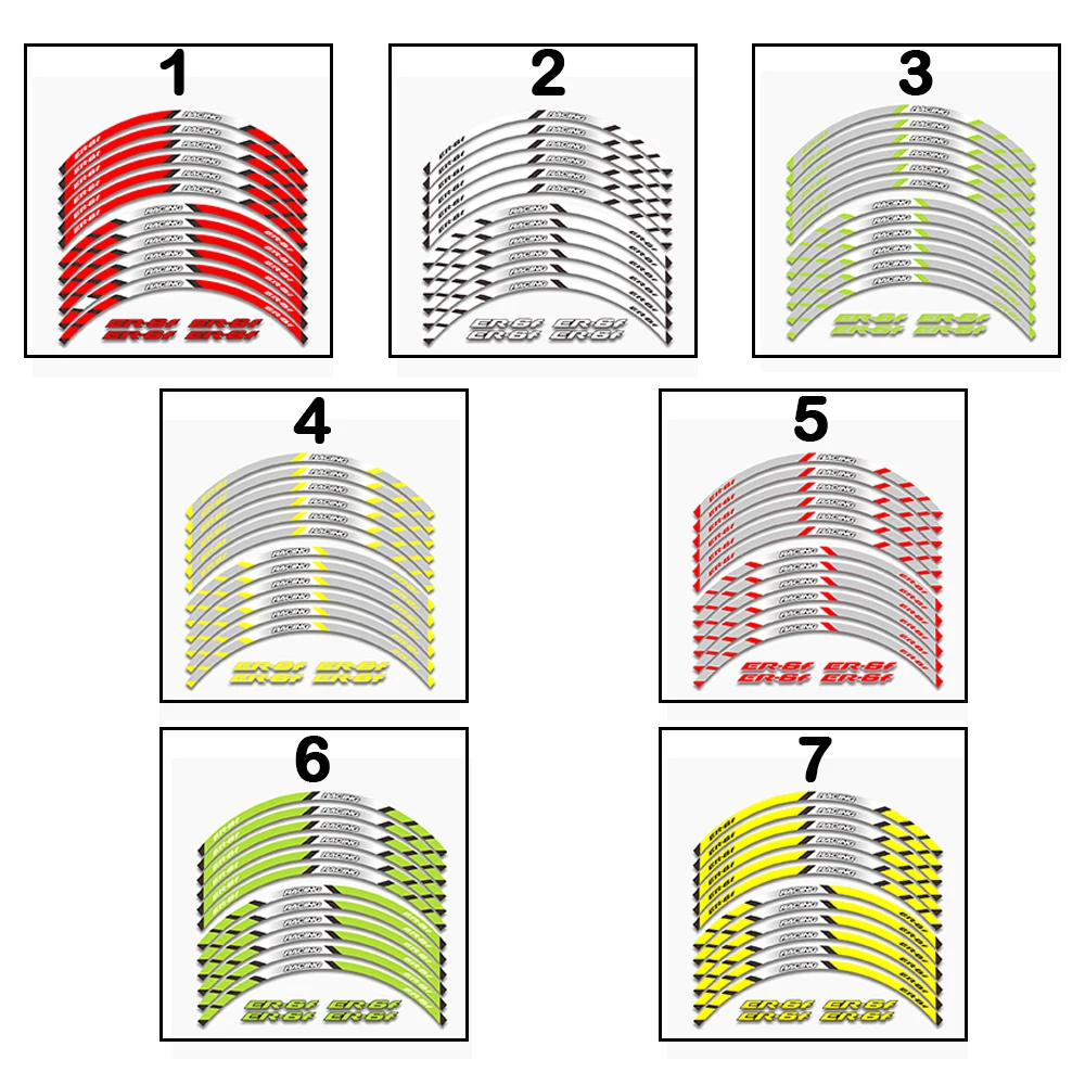 12 полосок наклейки на мотоцикл Светоотражающие Водонепроницаемые колеса для