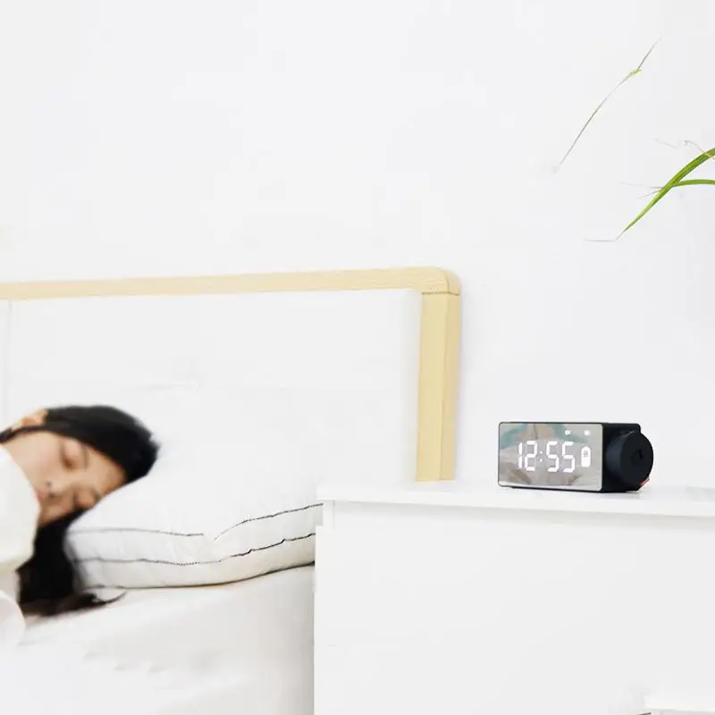 Интеллектуальный 4 в 1 Многофункциональный bluetooth-динамик высокой мощности Беспроводное зарядное устройство будильник Зеркало шокирующий стерео динамик s