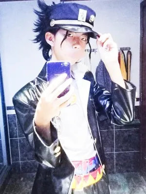 Anime Kujo Jotaro Cosplay Costumes Anime JoJo's Bizarre Adventure Halloween Party Men Women Clothing Full Set