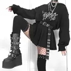 Свитшот женский в стиле Харадзюку, теплая Готическая уличная одежда, худи в стиле панк, модный ужасный Повседневный простой с надписью