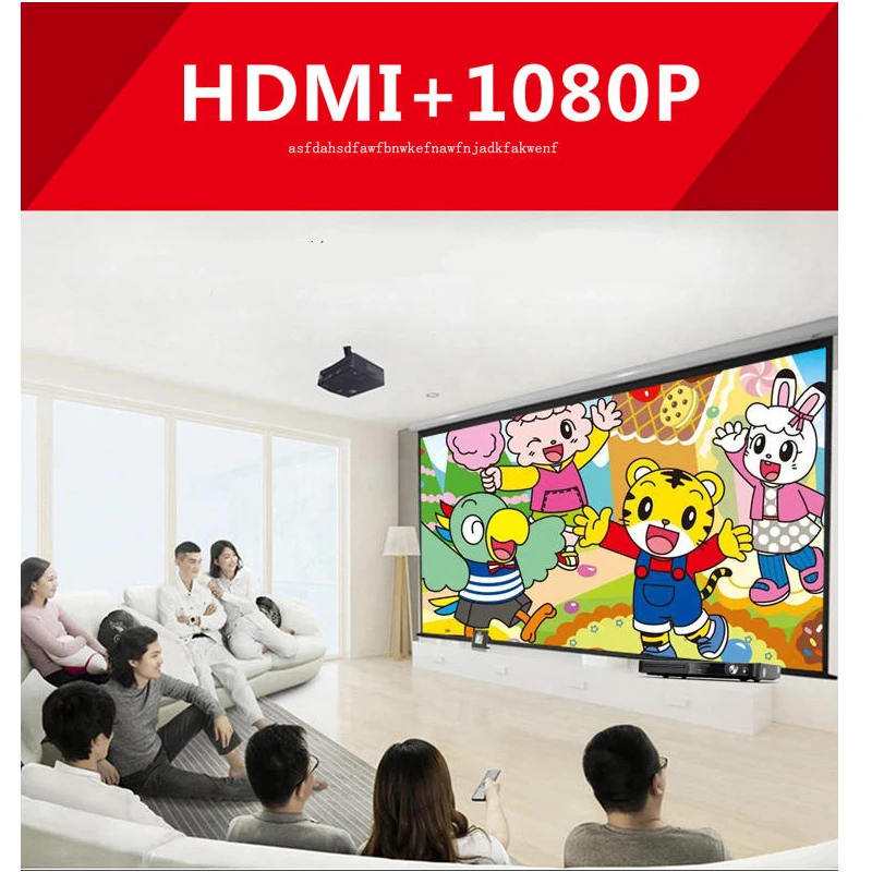 360*210*33 мм SA-198 домашний DVD-плеер 10 Вт EVD-плеер коаксиальное соединение 5 1 каналов Cd HD