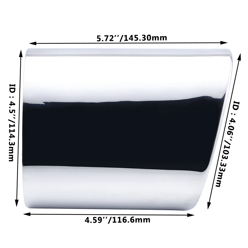 SPEEDWOW универсальный автомобильный глушитель наконечник выхлопная труба