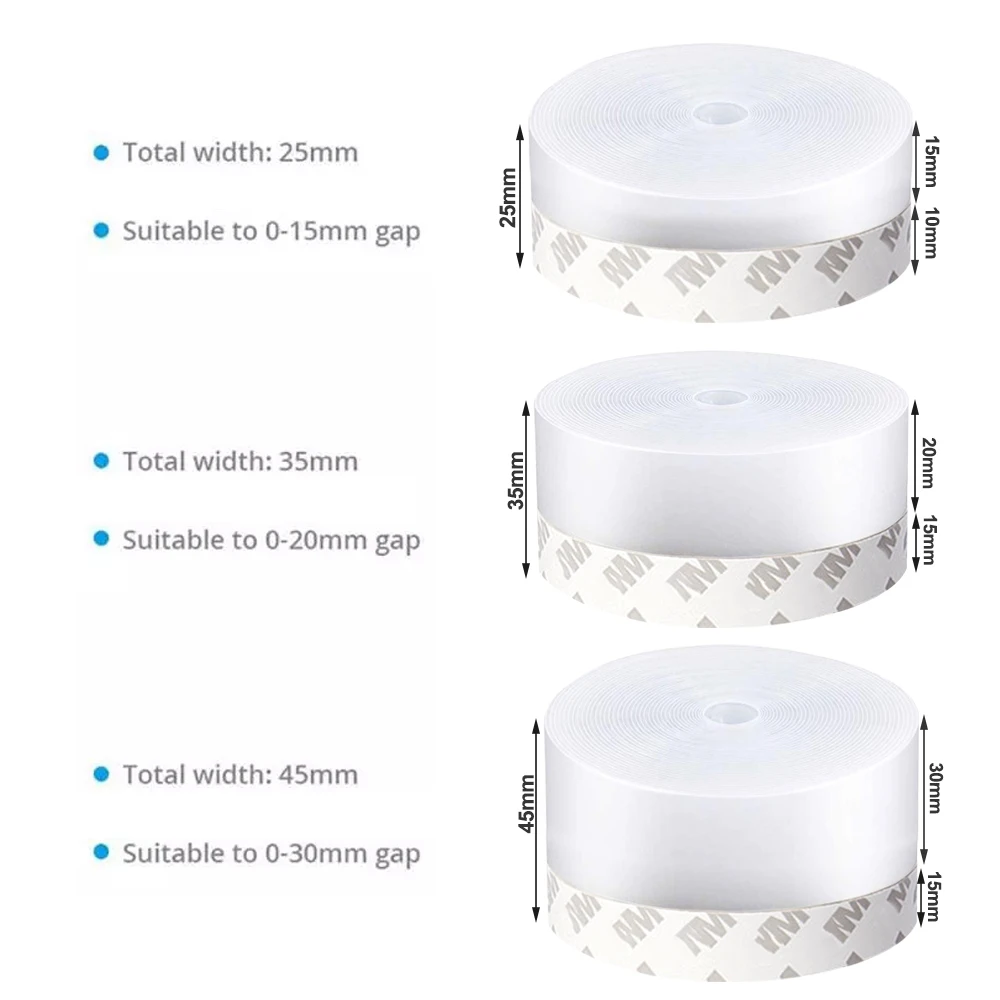 Уплотнительная лента для нижней части двери силиконовая резиновая