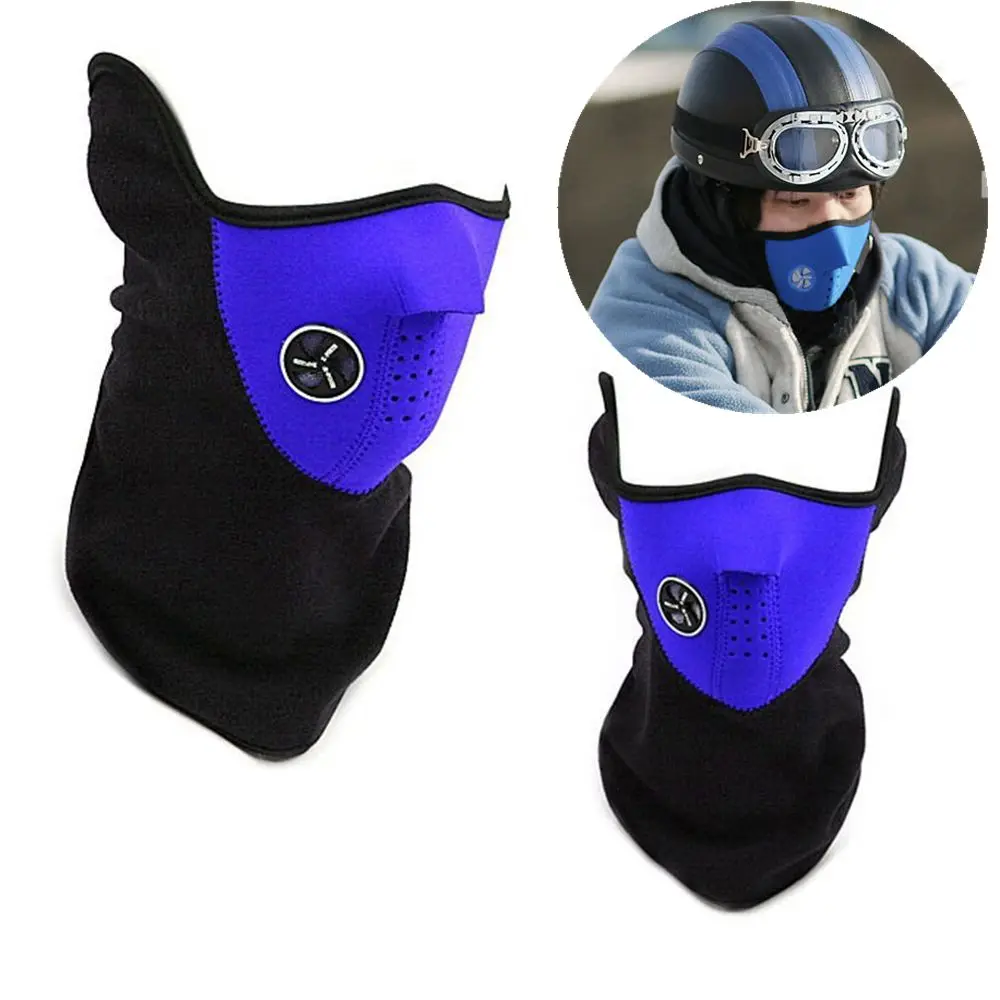 Зимняя спортивная маска для лица мотоциклетная Мужская дышащая Ветрозащитная