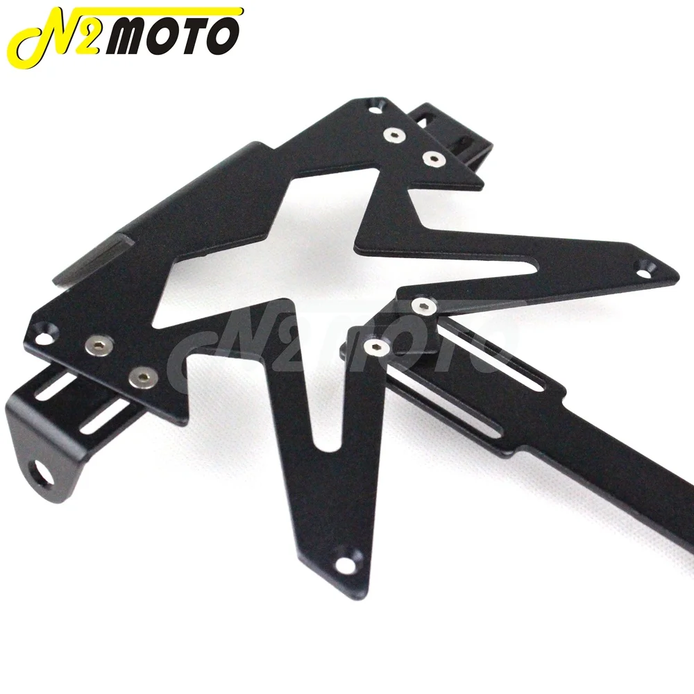 Кронштейн номерной таблички мотоцикла для Kawasaki Z750 Z800 Z900 ER6N ER6F черный знак