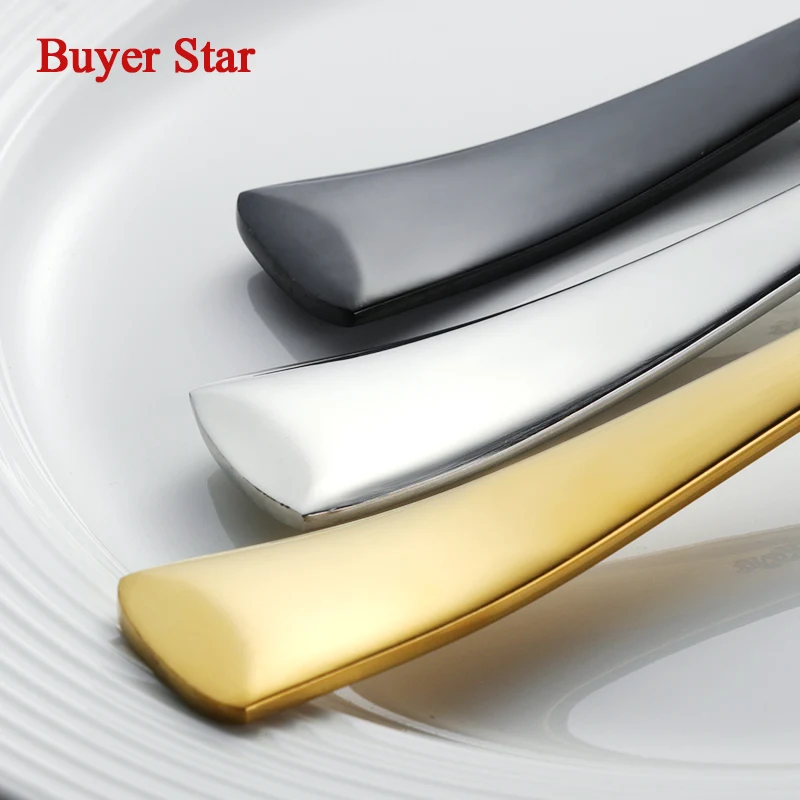 4 шт./компл. KAYA Golden top guality 18/8(304) черный нож для стейка из нержавеющей стали вилка