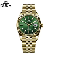 2021 new duka wrist watch mens automatic mechanical watches top luxury brand stainless steel 100m waterproof relogio masculino