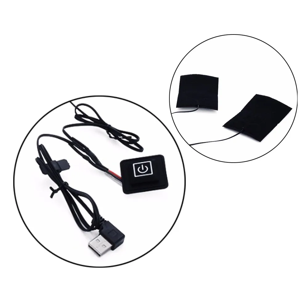 1 Set Electric Heating Pads 8.5W Thermal Clothes Warmer Heated Jacket Mobile Warming Gear Switch For DIY Clothing 10.16 | Обустройство