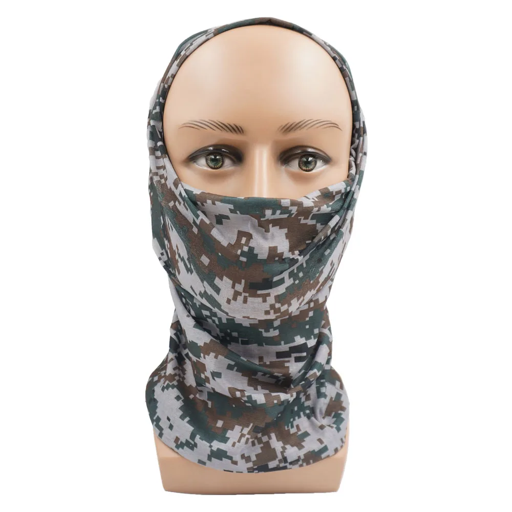 Бандана камуфляжная для велоспорта мотоциклетный защитный шарф труба лица