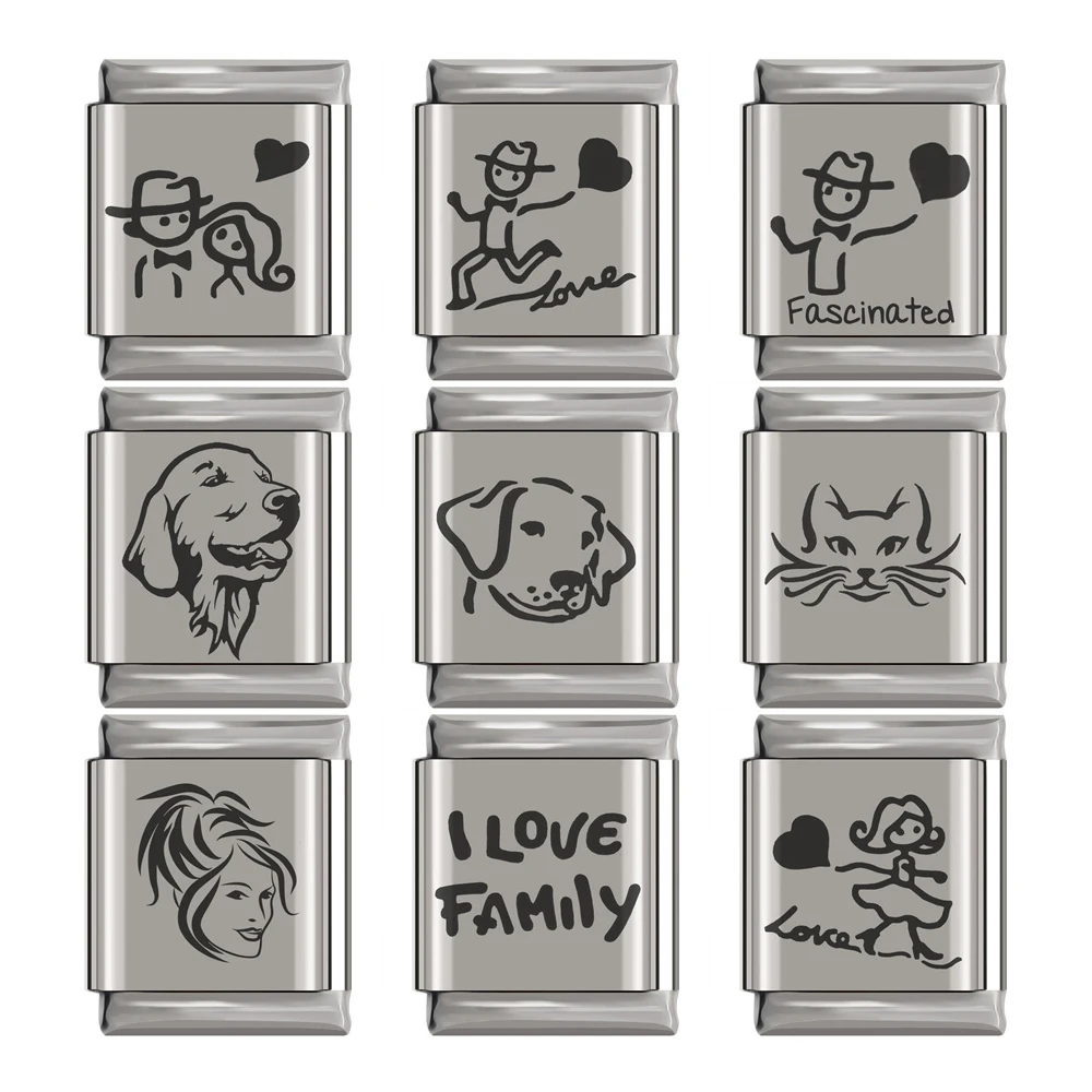 Оригинальный браслет из нержавеющей стали Fyour 13 мм ширина для изготовления