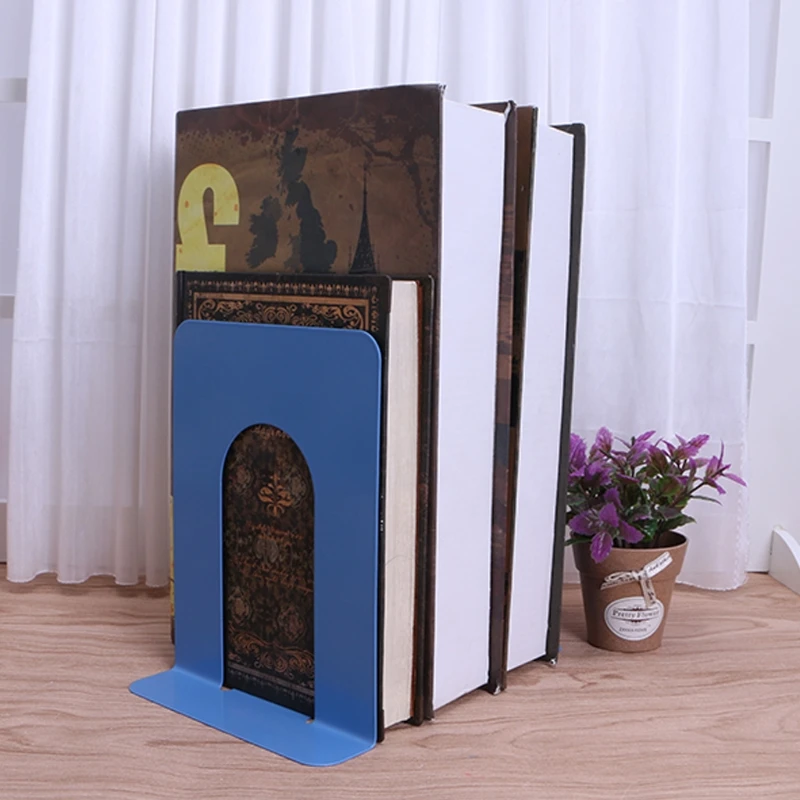 Простой стиль металлические железные книгодержатели Поддержка Держатель Нескользящие настольные подставки для книг X6HB