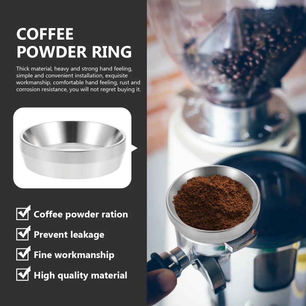 

1pc Coffee Dosing Ring Stainless Steel Coffee Machine Filter Replacement Ring