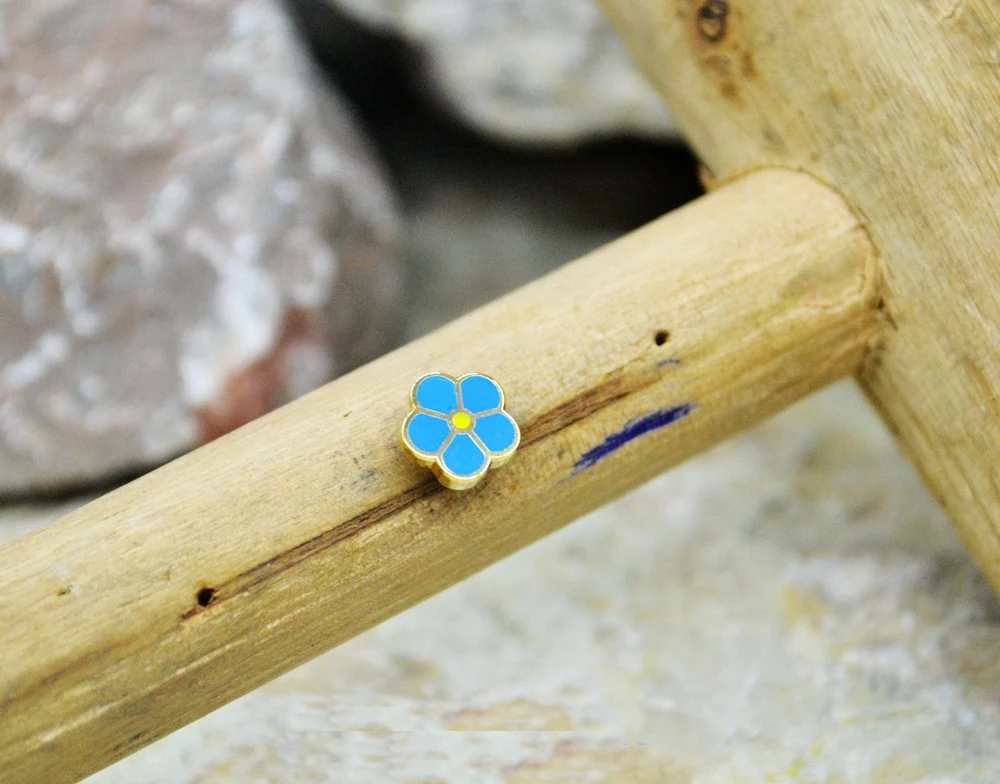 Оптовая продажа миниатюрный цветок фотообои забудьте о мне|Булавки и значки| |